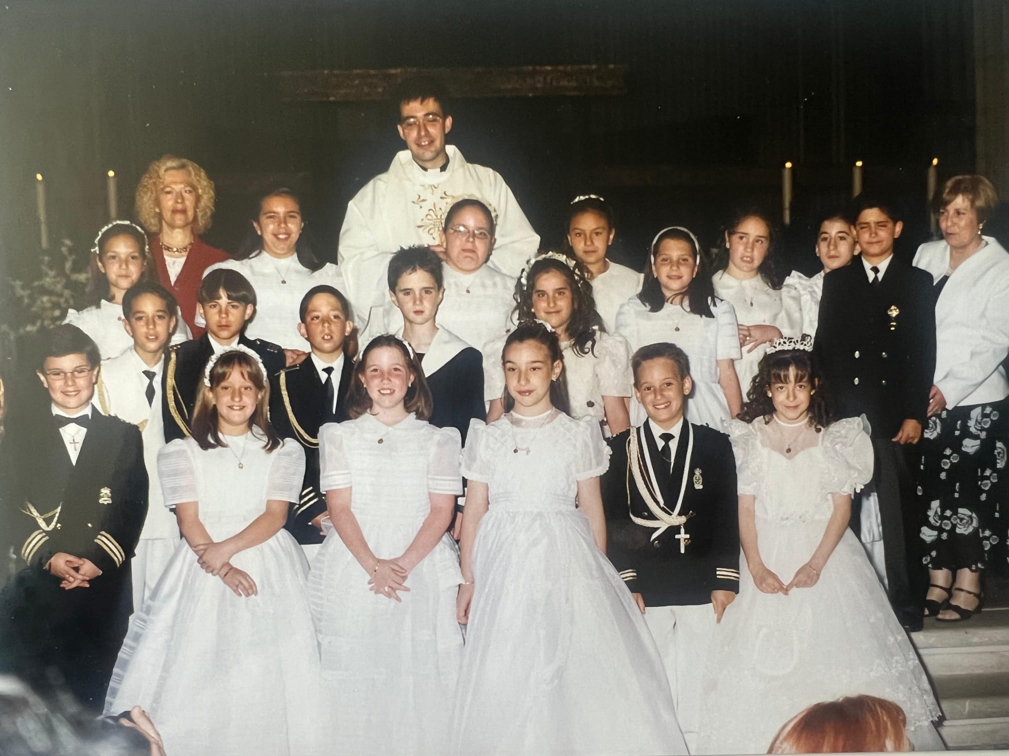 Imanol y Raquel de pequeños