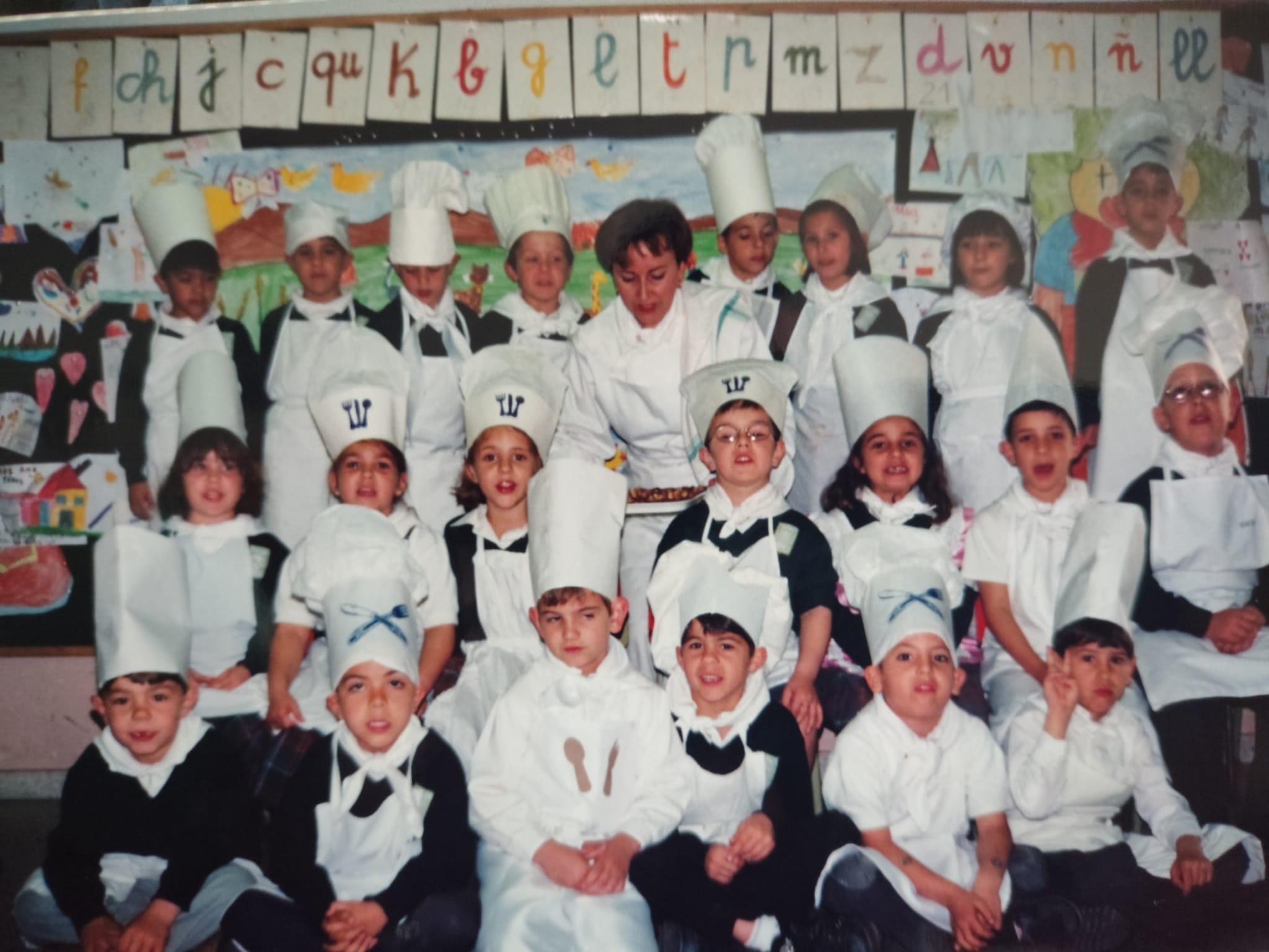 Imanol y Raquel de pequeños