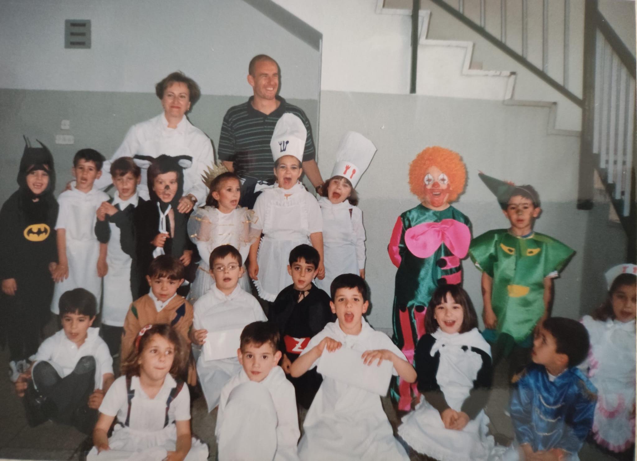 Imanol y Raquel de pequeños