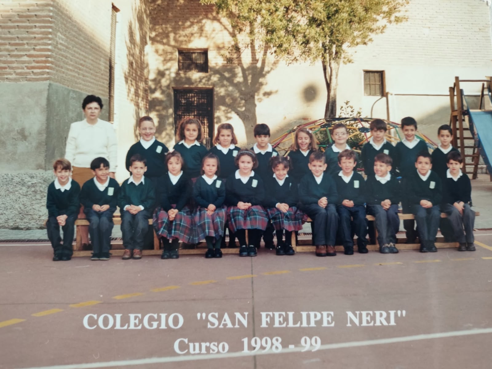 Imanol y Raquel de pequeños